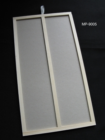 Mikrozellen-Aufbewahrungstafel aus Karton, mit Holzrahmen
